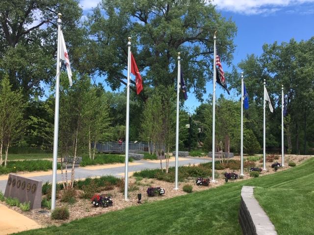 Veterans Memorial Flags