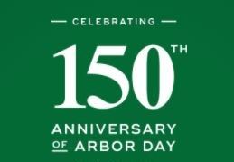 Arbor Day 150 years logo (jpg)